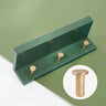 Shelf Bamboo Wood White Floating Mount Storage Coat Rack Image - 11