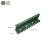 Shelf Bamboo Wood White Floating Mount Storage Coat Rack Image - 16