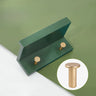 Shelf Bamboo Wood White Floating Mount Storage Coat Rack Image - 4