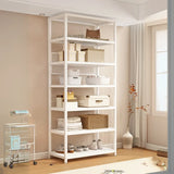 Shoe Storage White Metal Multi-Size Shelves Coat Rack Image - 2