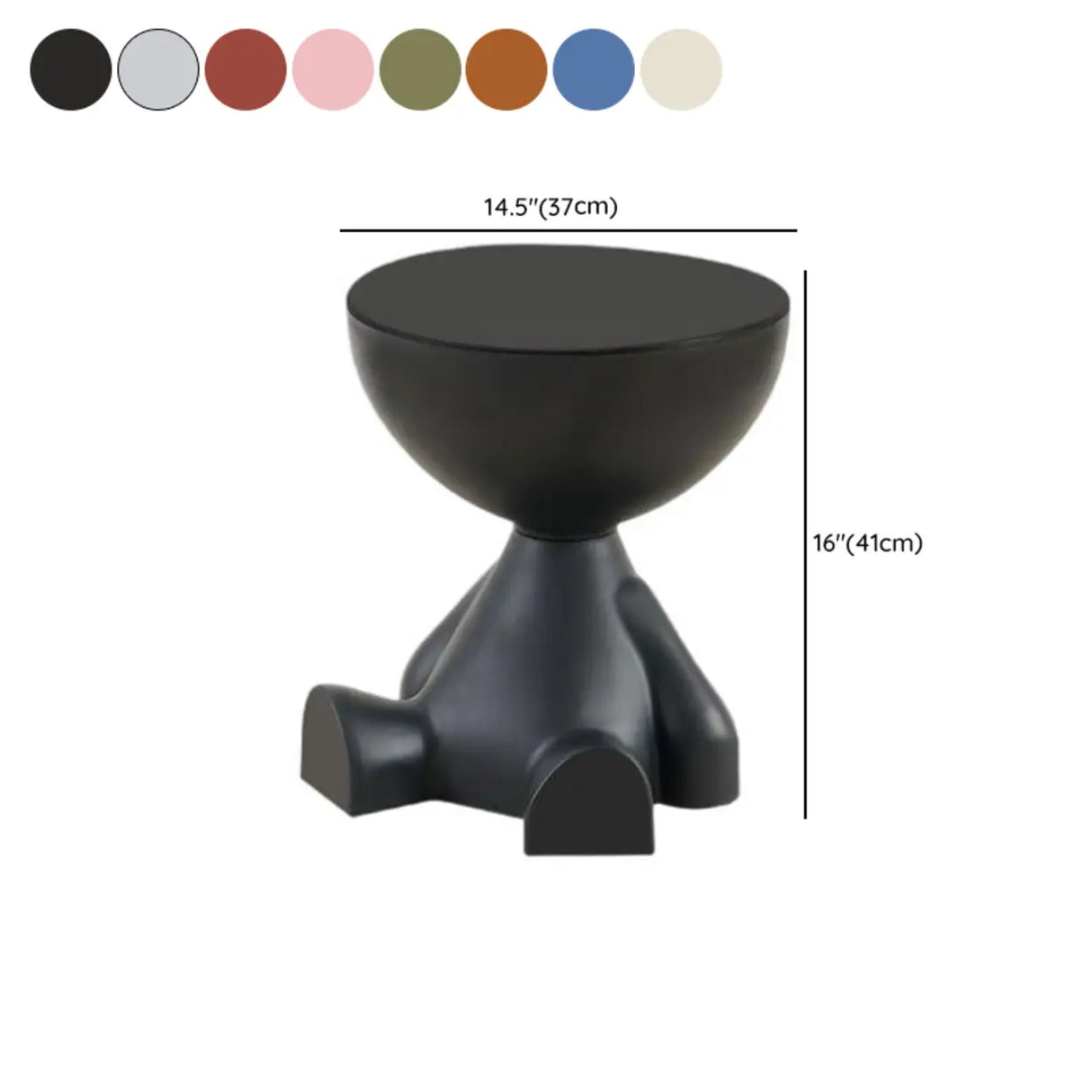 Short Height Tip Resistant Kids Nightstand Table 