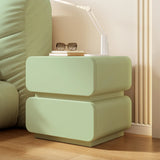 Short Height Wood Frame Two Drawers Kids Nightstand Image - 17
