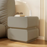 Short Height Wood Frame Two Drawers Kids Nightstand Image - 20