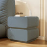 Short Height Wood Frame Two Drawers Kids Nightstand Image - 22
