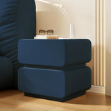 Short Height Wood Frame Two Drawers Kids Nightstand Image - 6