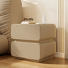 Short Height Wood Frame Two Drawers Kids Nightstand Image - 8