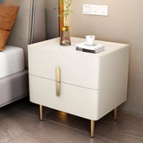 Short Height Wood Nightstand with Drawer Storage Image - 1