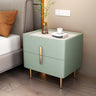 Short Height Wood Nightstand with Drawer Storage Image - 16