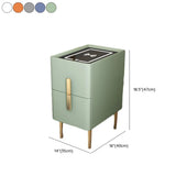 Short Height Wood Nightstand with Drawer Storage Image - 23