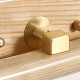 Shower Room Simple Nordic Wooden Cylinder Vanity Light Image - 13