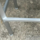 Silver Aluminum Round Backless Counter Bar Stools Image - 13