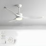 Simple 3 Blade Adjustable LED Ceiling Fan with Light Image - 3