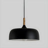 Simple Adjustable Dome-Shaped Iron Cord Pendant Light Image - 11