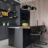 Simple Adjustable Dome-Shaped Iron Cord Pendant Light Image - 22