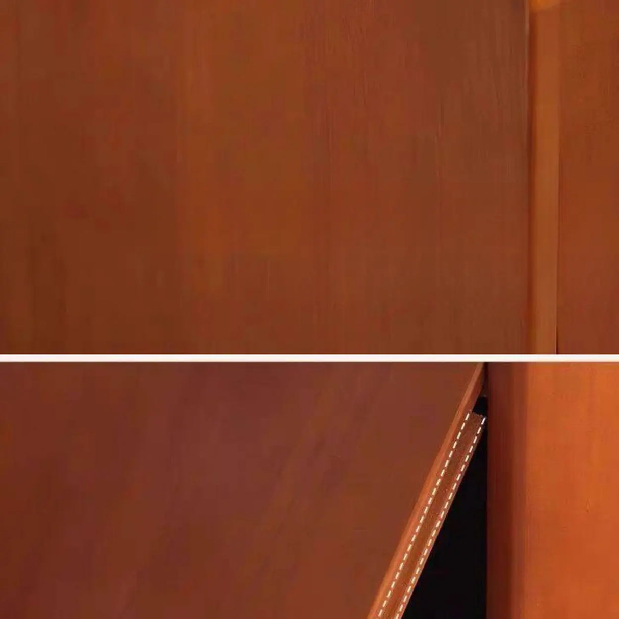 Simple Auburn Small Solid Wood Modular Cube Bookcase Image - 8