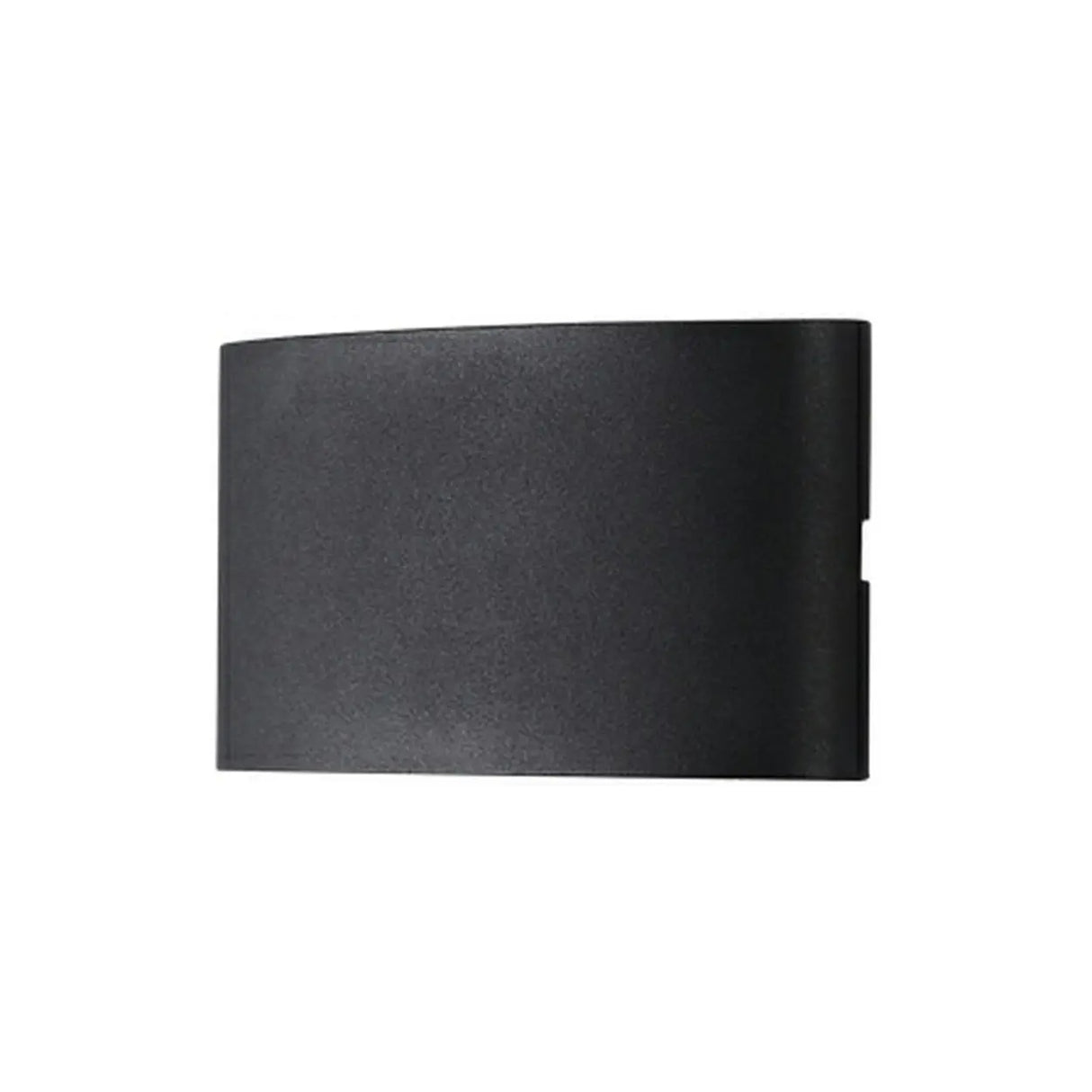 Simple Black Geometric  Exterior LED Up Down Wall Lamp Image - 3