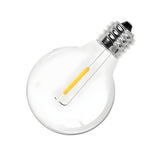 Simple Black Globe Bulb Festive LED String Lights Image - 4