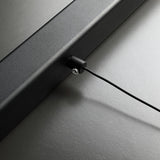 Simple Black Linear Kitchen Island Hanging Light Image - 13