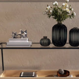 Simple Black Open Alloy Rectangular Storage Bookshelf Image - 8