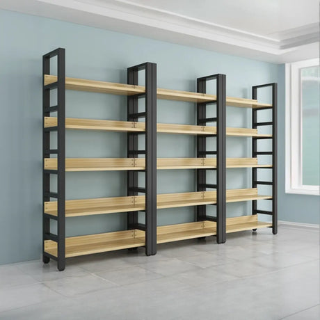 Simple Casual Alloy Open Back Rectangle Bookshelves Image - 1