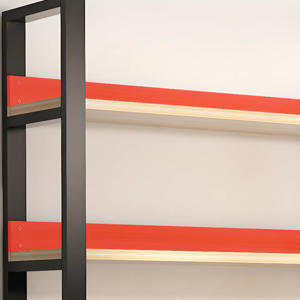 Simple Casual Alloy Open Back Rectangle Bookshelves Image - 11