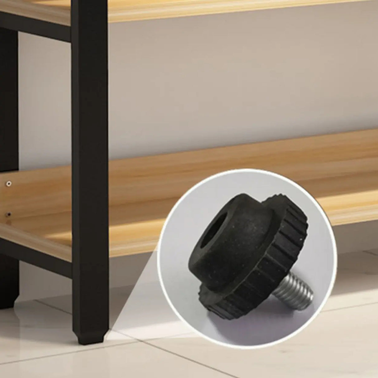 Simple Casual Alloy Open Back Rectangle Bookshelves Image - 14