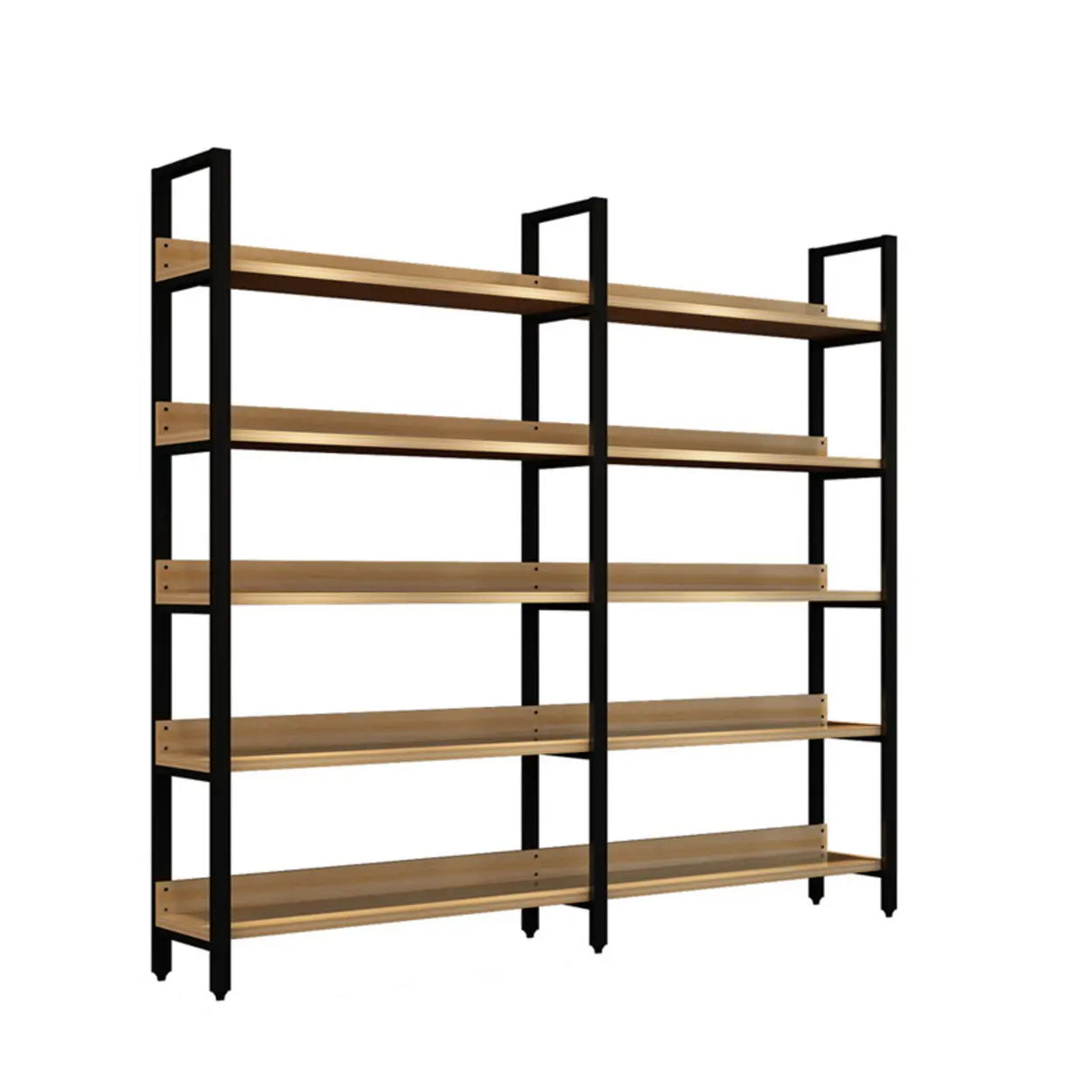 Simple Casual Alloy Open Back Rectangle Bookshelves Image - 15