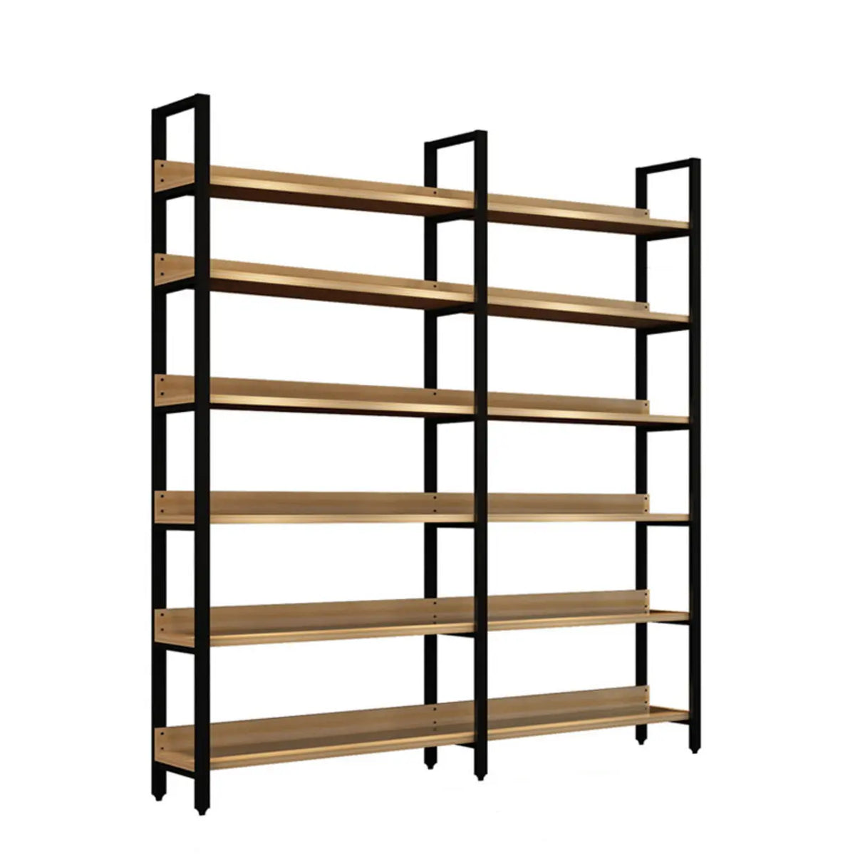 Simple Casual Alloy Open Back Rectangle Bookshelves Image - 2