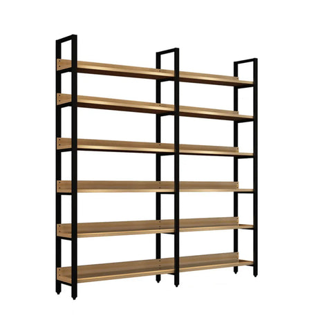 Simple Casual Alloy Open Back Rectangle Bookshelves Image - 2