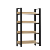 Simple Casual Alloy Open Back Rectangle Bookshelves Image - 24