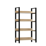 Simple Casual Alloy Open Back Rectangle Bookshelves Image - 25
