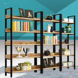 Simple Casual Alloy Open Back Rectangle Bookshelves Image - 3