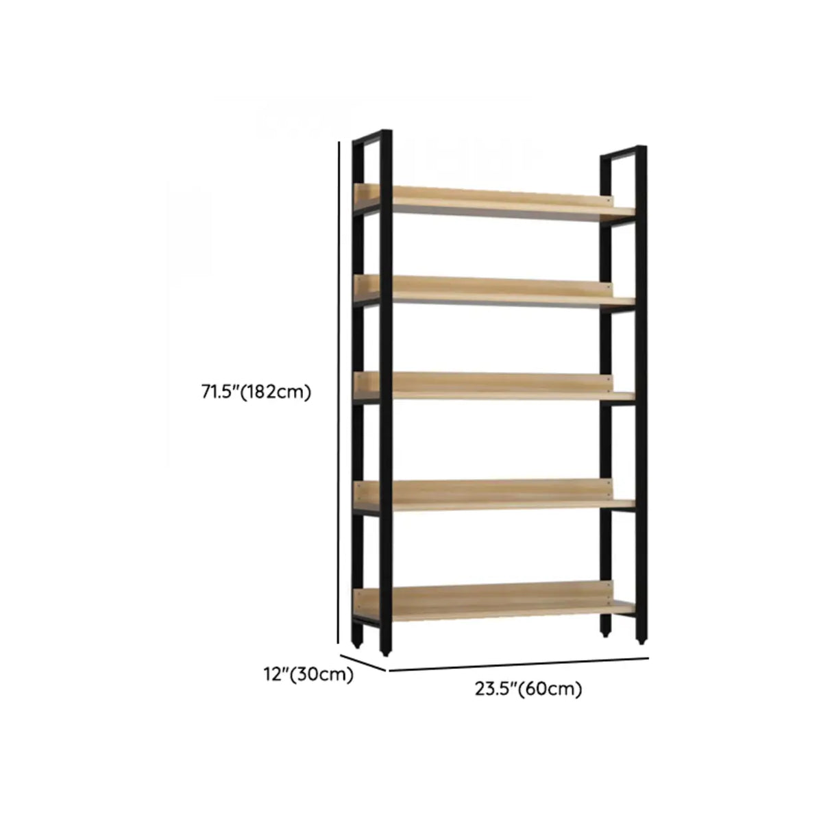Simple Casual Alloy Open Back Rectangle Bookshelves Image - 38
