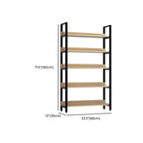 Simple Casual Alloy Open Back Rectangle Bookshelves Image - 38