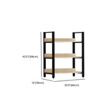 Simple Casual Alloy Open Back Rectangle Bookshelves Image - 39