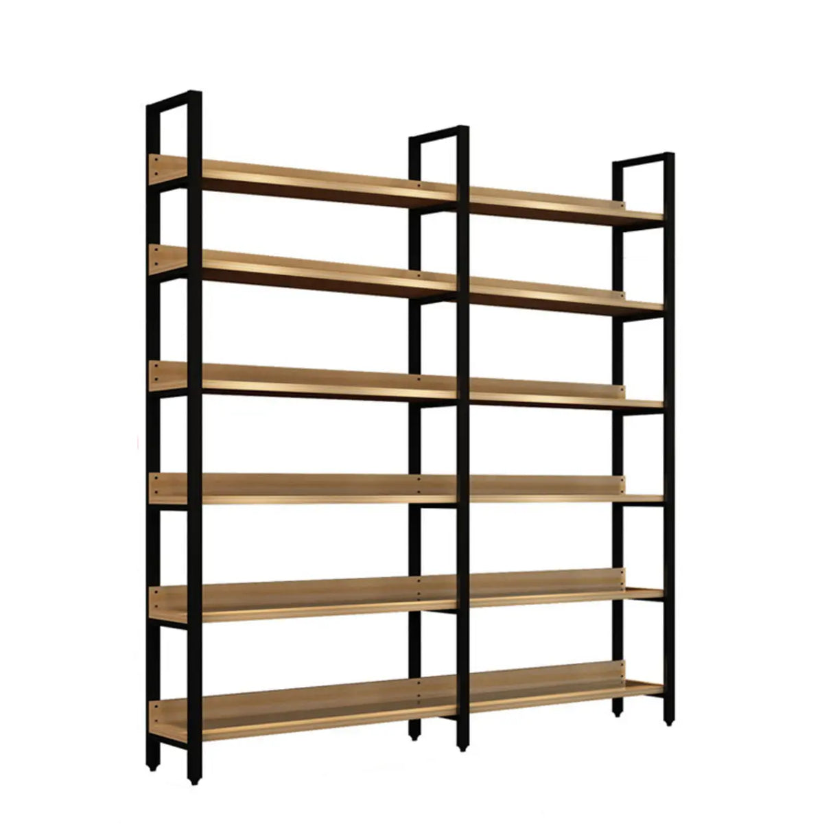 Simple Casual Alloy Open Back Rectangle Bookshelves Image - 4