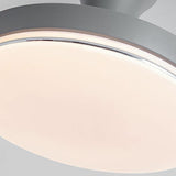 Simple Ceiling Round Small Ceiling Fan with LED Light Image - 13