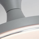 Simple Ceiling Round Small Ceiling Fan with LED Light Image - 14