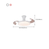 Simple Ceiling Round Small Ceiling Fan with LED Light Image - 18