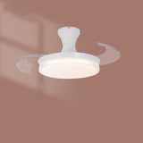 Simple Ceiling Round Small Ceiling Fan with LED Light Image - 9