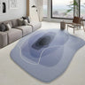 Simple Cloud-Shaped Abstract Cotton Cream Area Rug Image - 12