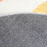 Simple Cloud-Shaped Abstract Cotton Cream Area Rug Image - 13