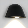 Simple Cone Metal Dimmable LED Small Wall Light Black Image - 5