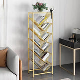 Simple Creative Tree-shaped Geometric Floor Bookshelf Image - 3