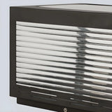 Simple Cube Metal Solar Lantern Outdoor Table Lamp Image - 9