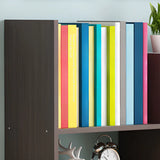Simple Desktop Small Open White Wood Display Bookcase Image - 19