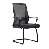 Simple Ergonomic Mesh Black Adjustable Office Chair Image - 4