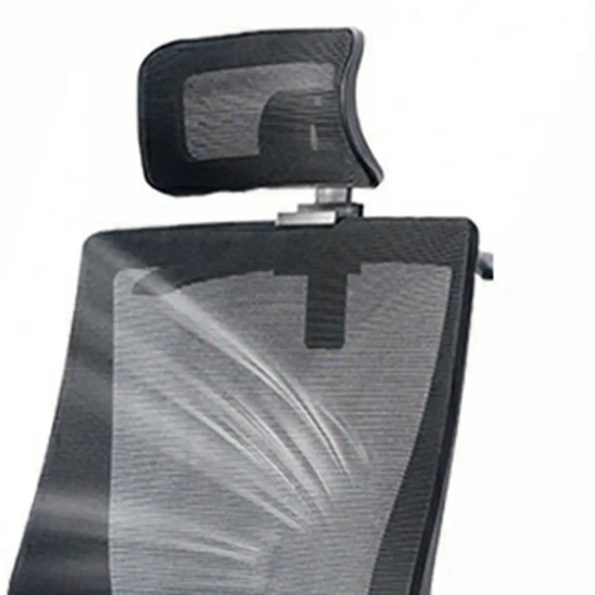 Simple Ergonomic Mesh Black Adjustable Office Chair Image - 7