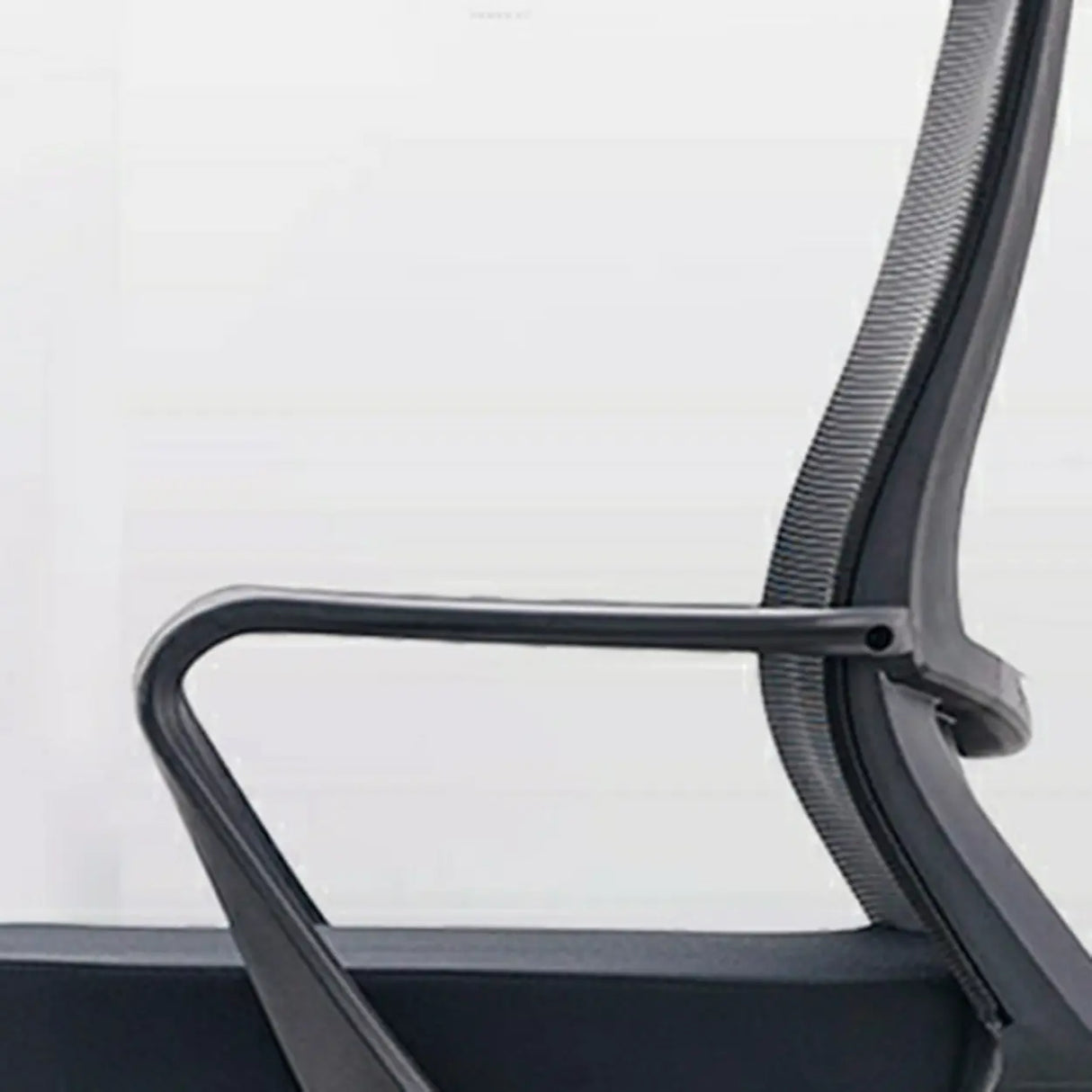 Simple Ergonomic Mesh Black Adjustable Office Chair Image - 8