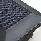 Simple Geometric Metal Outdoor Pillar Table Lamp Black Image - 8